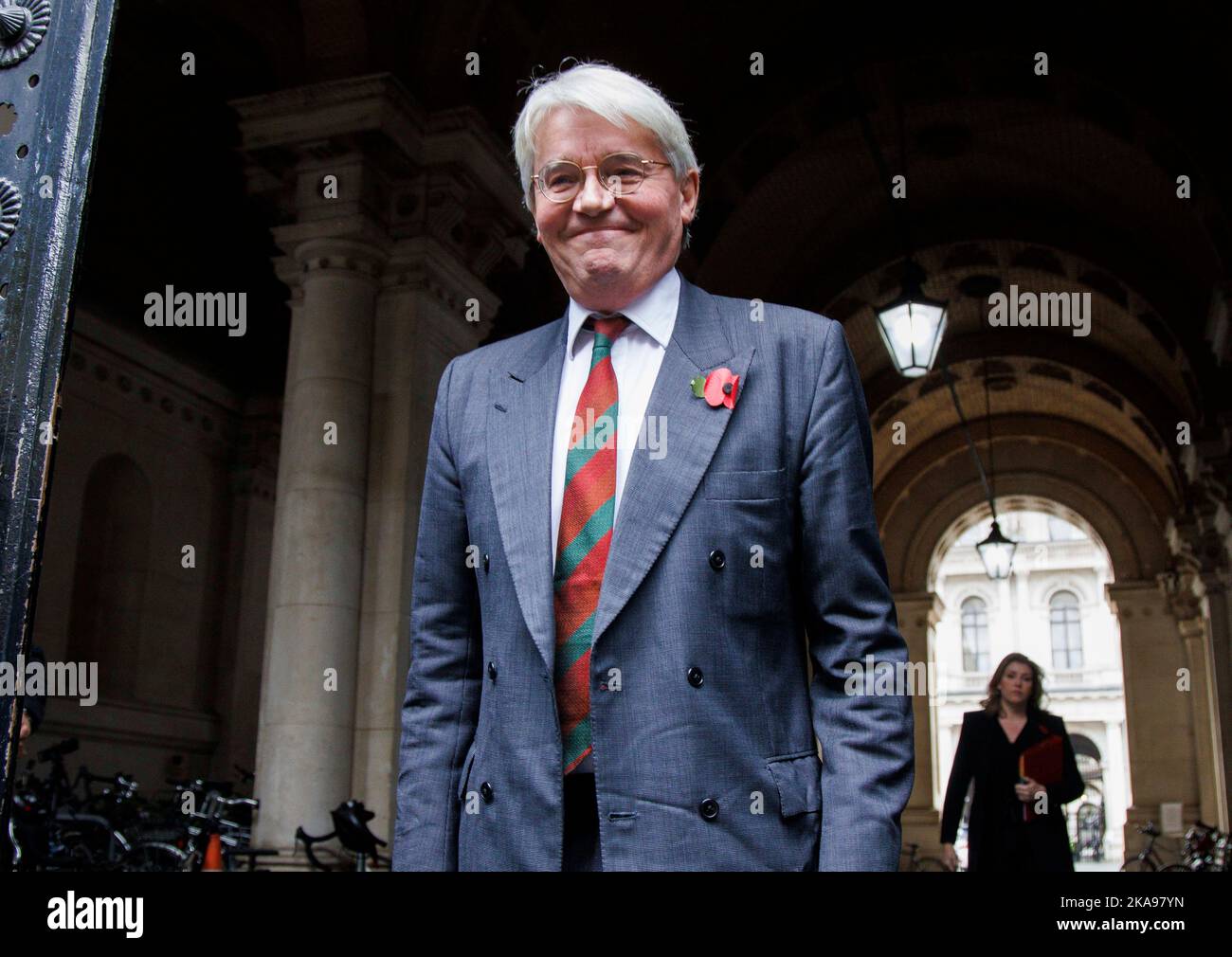 London, UK. 1st Nov, 2022. Andrew Mitchell, Minister of State for Development, at Downing Street for a Cabinet meeting. Credit: Karl Black/Alamy Live News Stock Photo