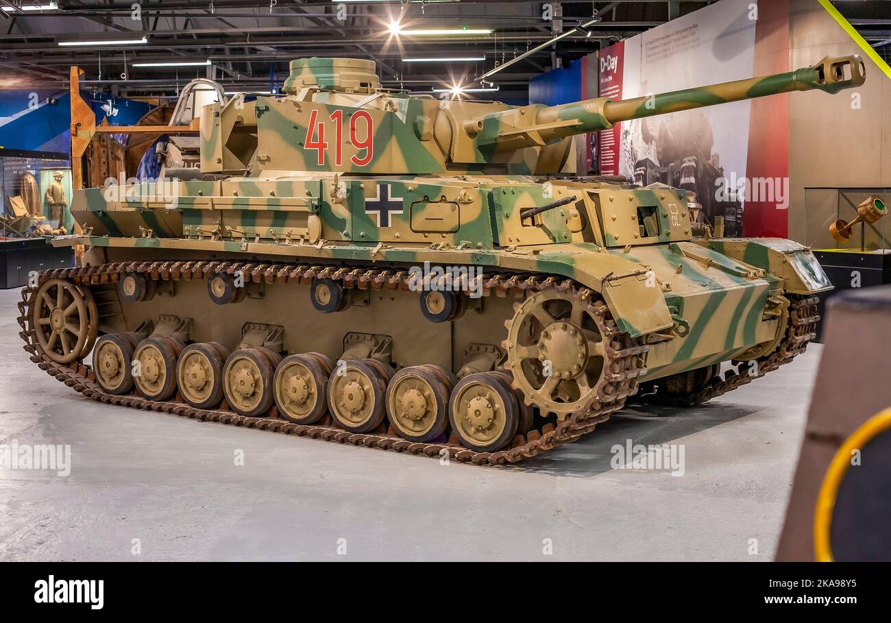 World War Two German Tanks Stock Photo - Alamy