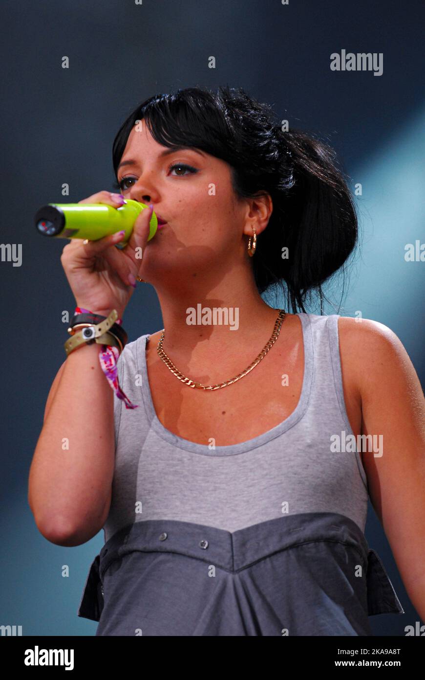 Lily Allen, V2007, Hylands Park, Chelmsford, Essex, Britain - 19 August ...