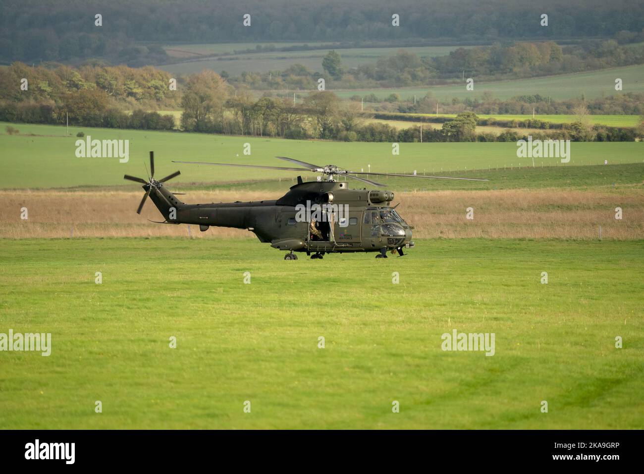 British Royal Air Force Joint Helicopter Command (JHC) Puma HC2 ...