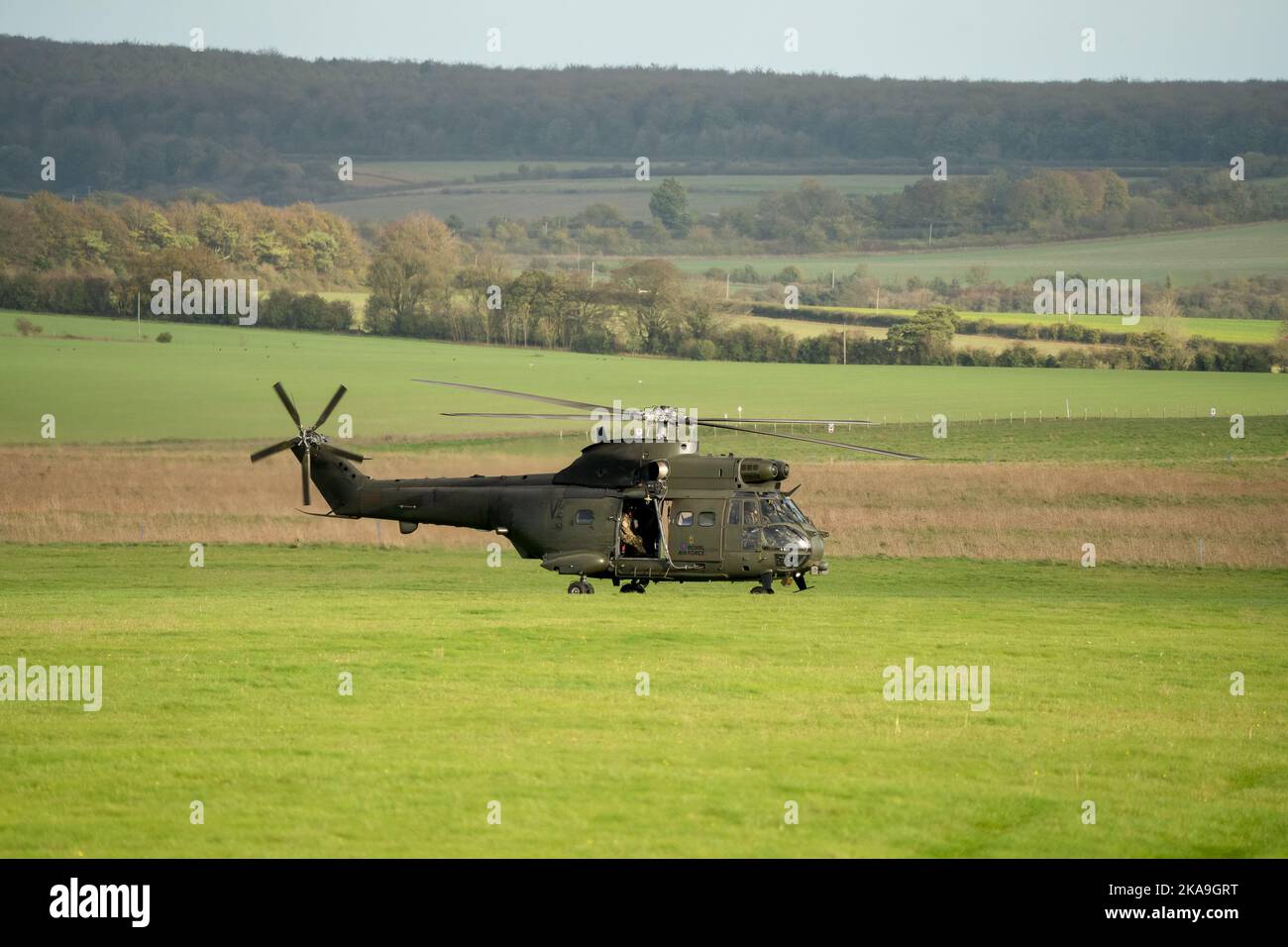British Royal Air Force Joint Helicopter Command (JHC) Puma HC2 ...