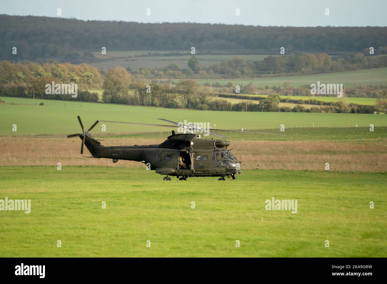 British Royal Air Force Joint Helicopter Command (JHC) Puma HC2 ...