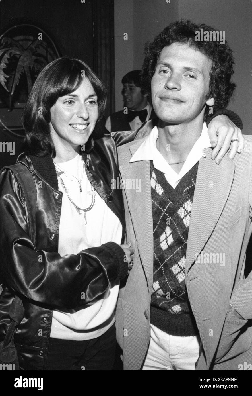 Billy Crystal With Wife Janice Crystal At Chasens Restaurant 1979 