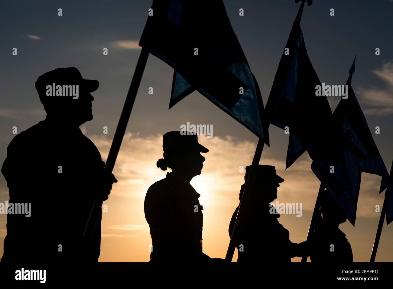 Sea Girt, New Jersey, USA. 16th Oct, 2022. 108th Wing Airmen practice