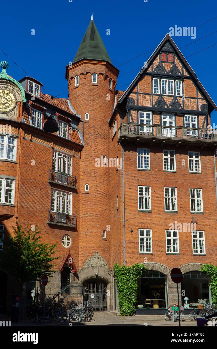 An early National Romantic residential building in Copenhagen Stock