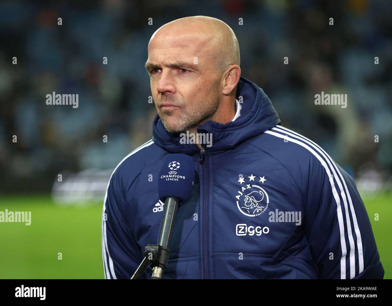Ajax coach interview hi-res stock photography and images - Alamy