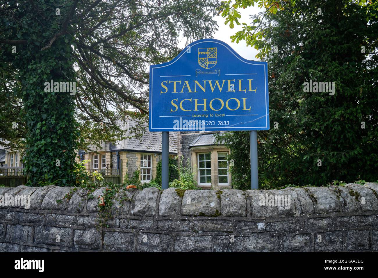 Stanwell School Penarth South Wales UK Stock Photo