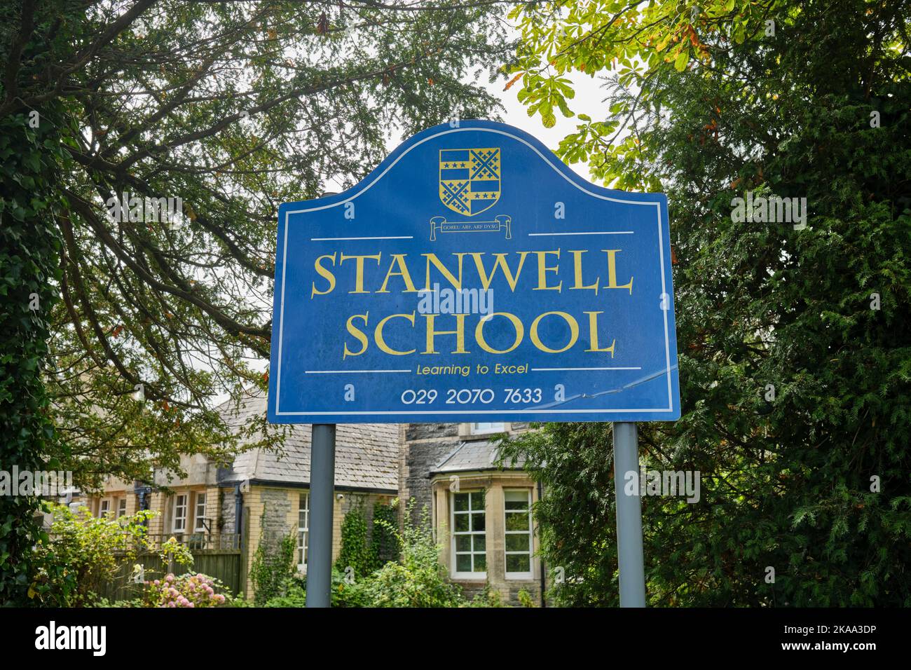 Stanwell School Penarth South Wales UK Stock Photo