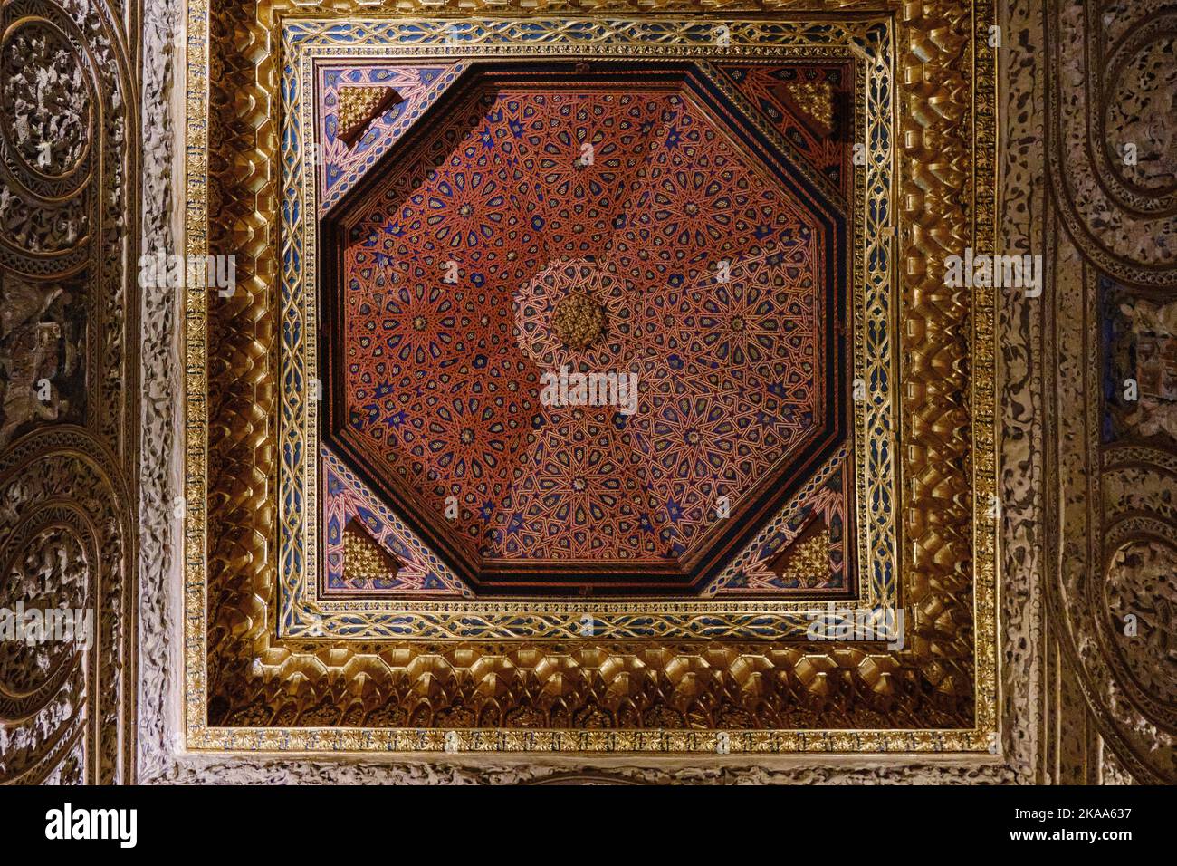 The interiors of the Alcazar de Segovia in Spain Stock Photo