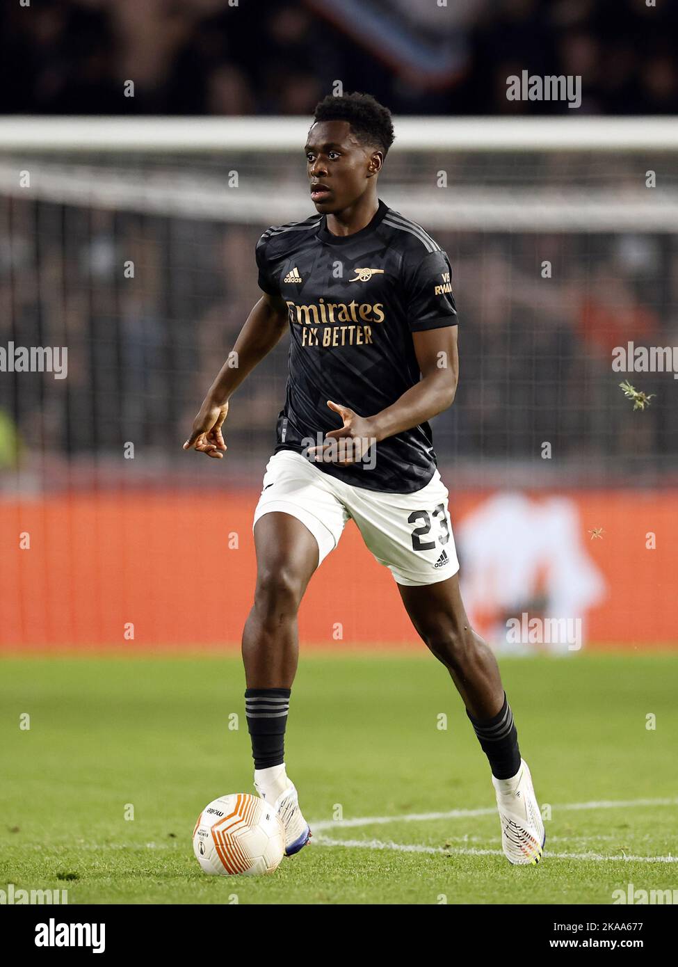 EINDHOVEN - Albert Sambi Lokonga of Arsenal FC during the UEFA Europa ...