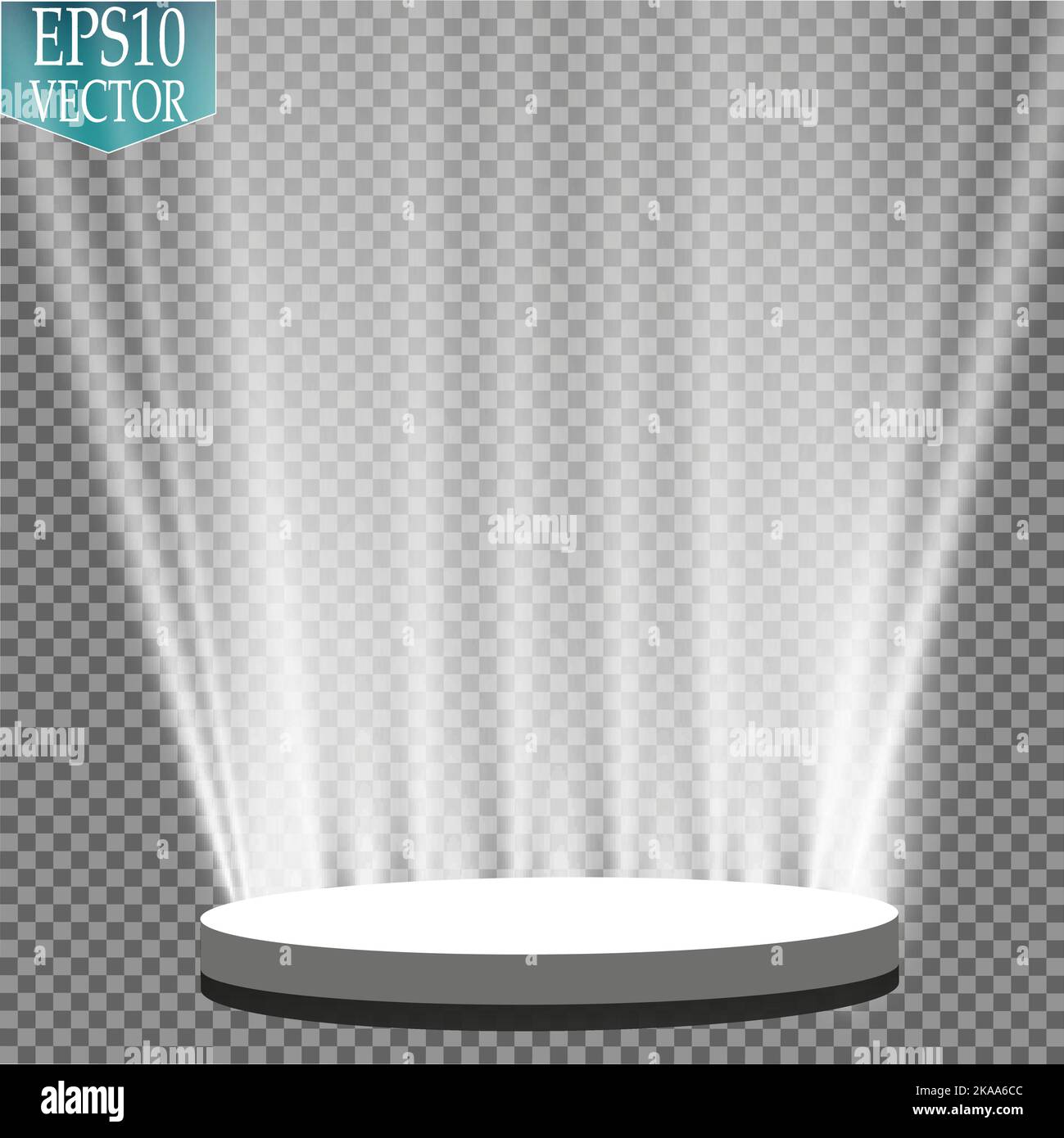 Vector Spotlights. Scene. Light Effects. Glow light effect Stock Vector ...