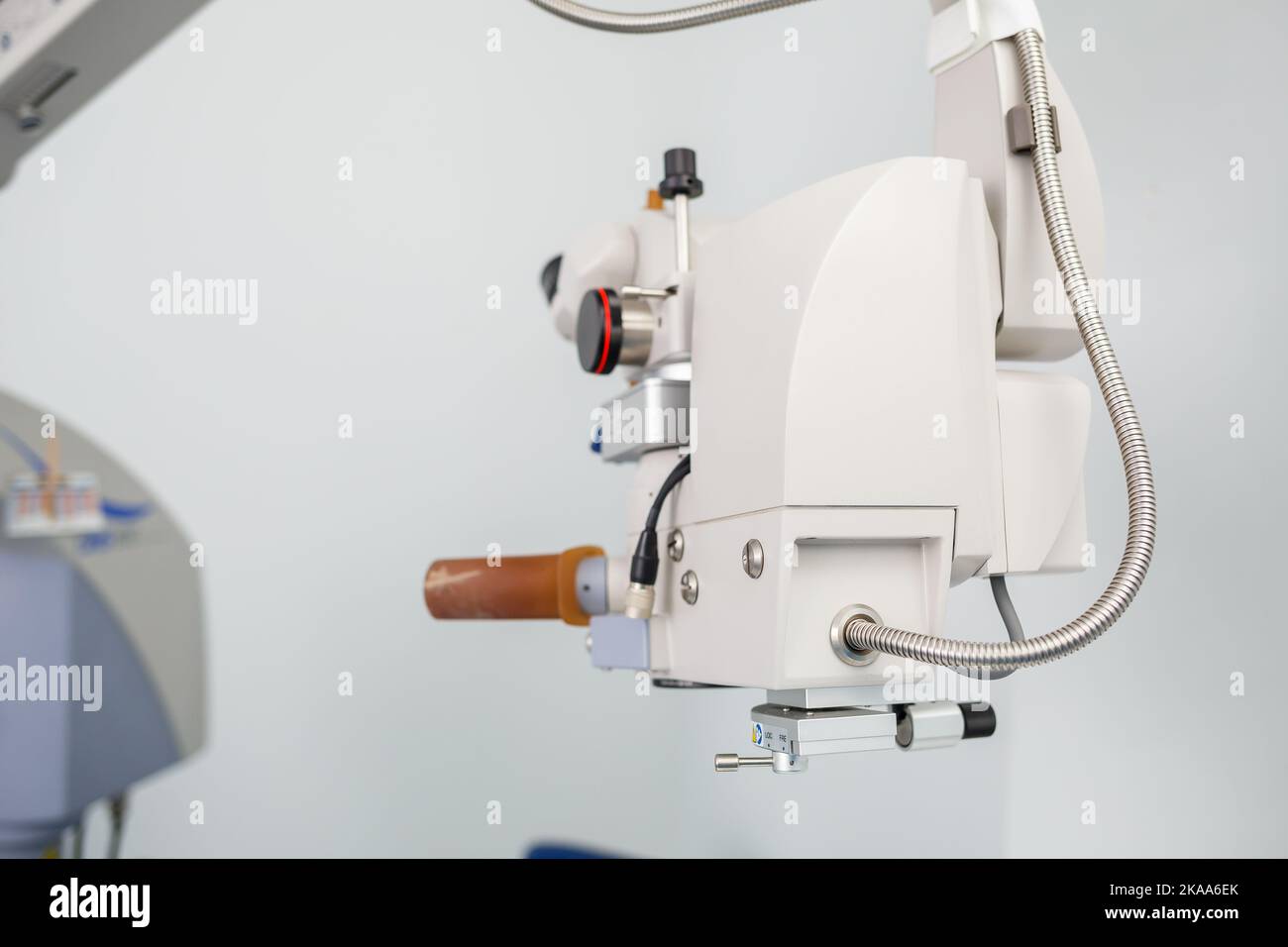 Microscopic apparatus for testing eyesight. Ophthalmology and treatment ...