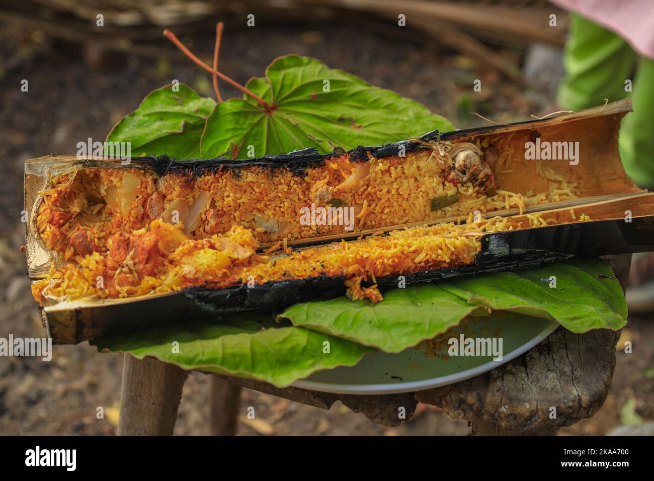 Bamboo biryani hires stock photography and images Alamy