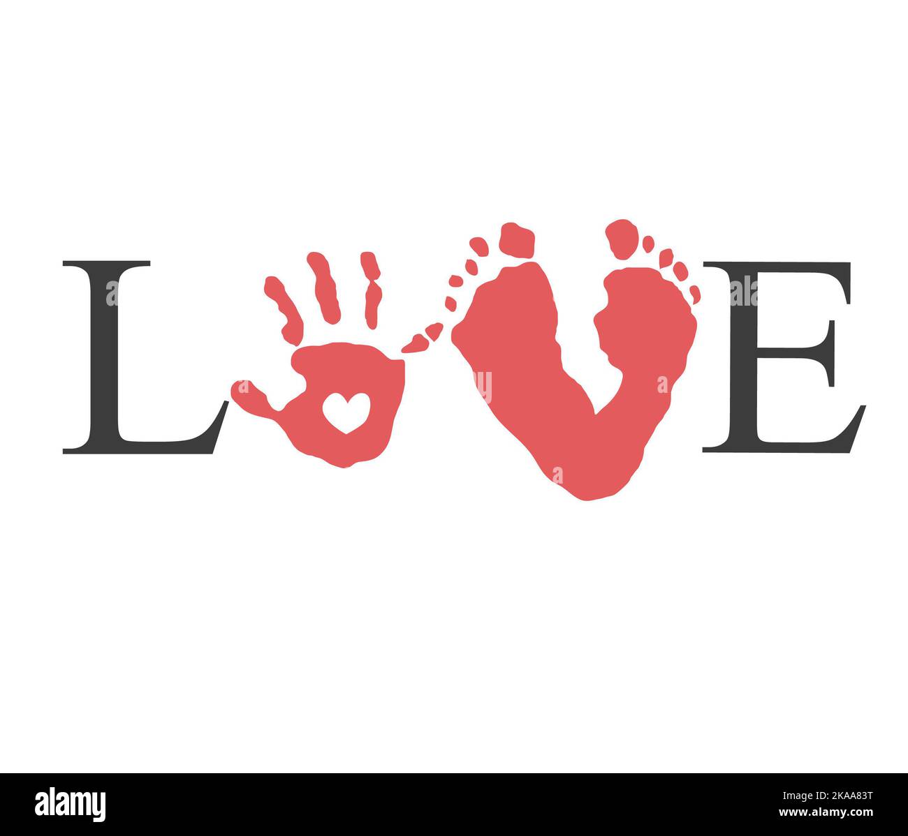 adult hands and child feet. concept of new family member, first child