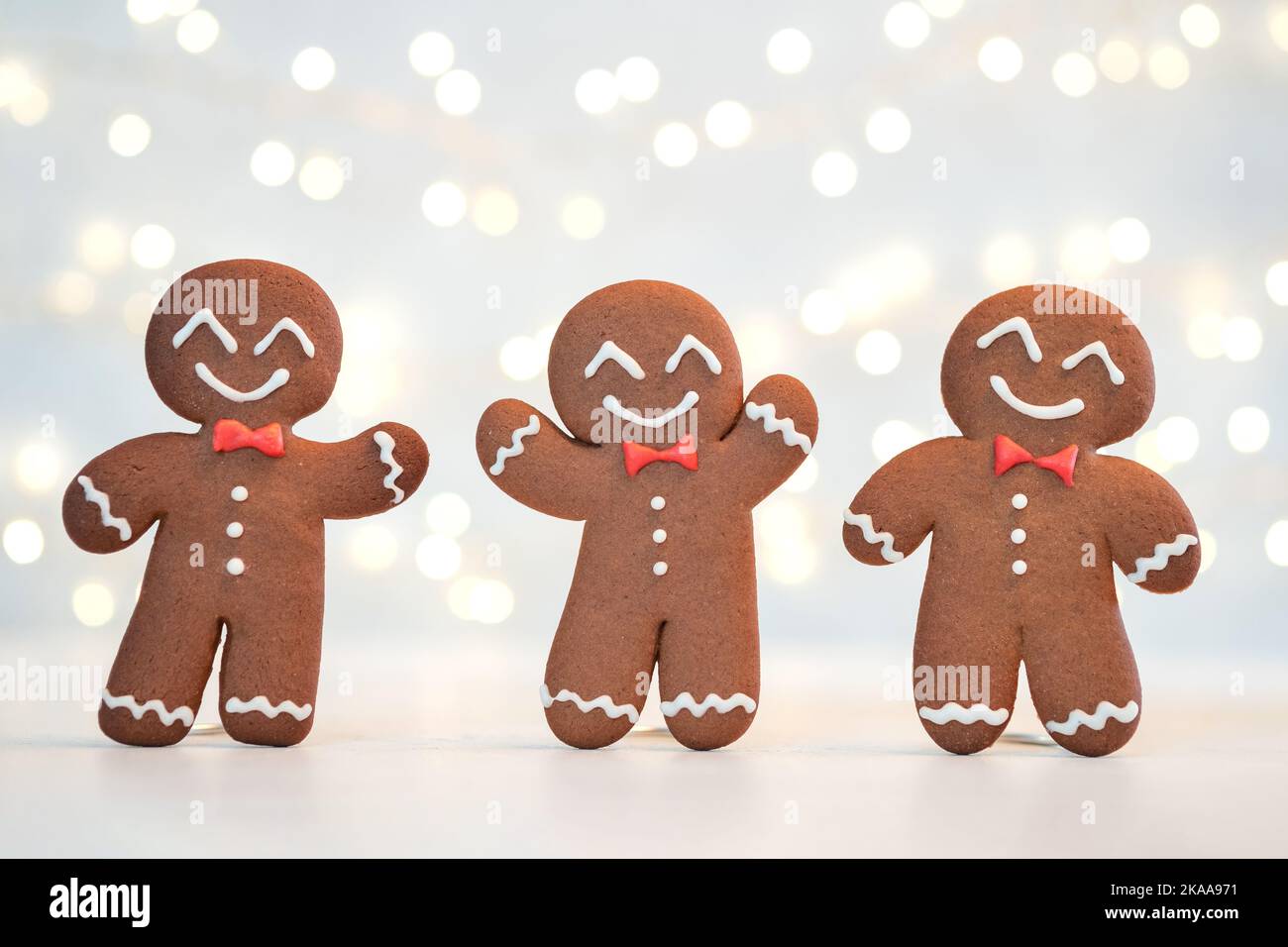 Cute Gingerbread man Stock Photo