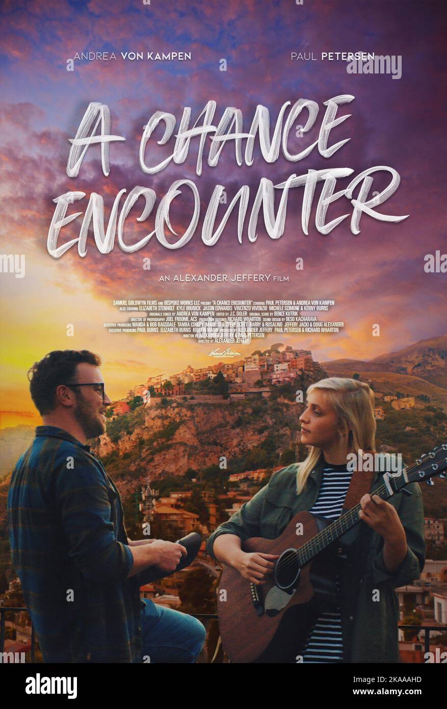A CHANCE ENCOUNTER, poster, from left Paul Petersen, Andrea von Kampen