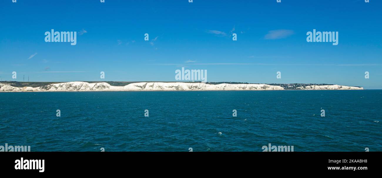 White cliffs near Dover, England, Great Britain Stock Photo