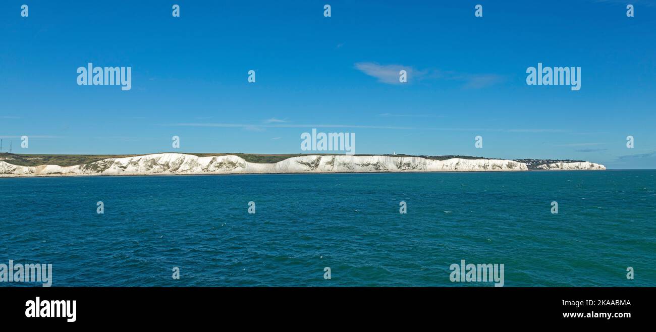 White cliffs near Dover, England, Great Britain Stock Photo