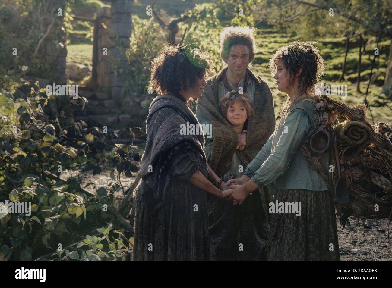 THE LORD OF THE RINGS: THE RINGS OF POWER, from left: Sara Zwangobani ...