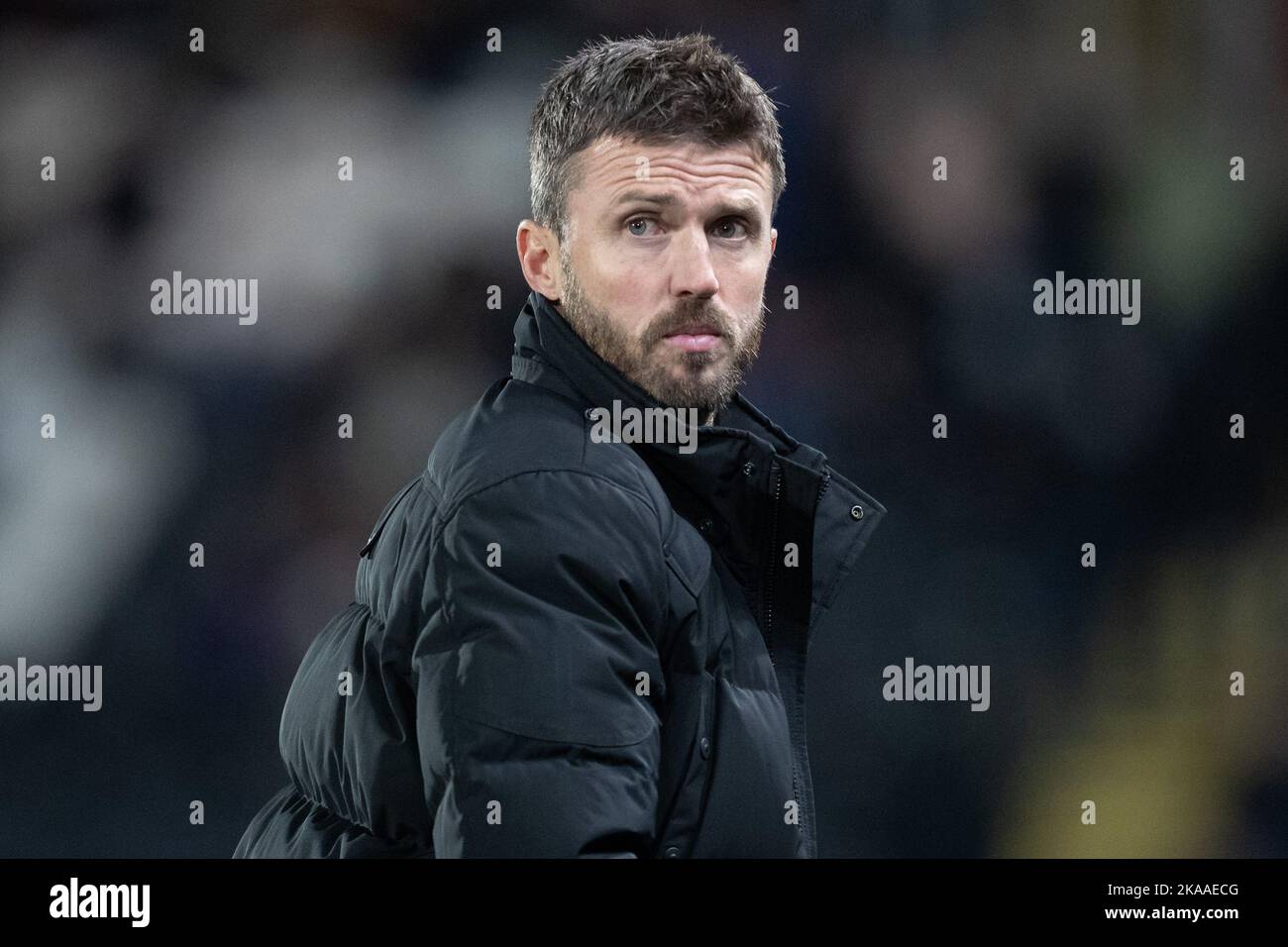 Hull, UK. 01st Nov, 2022. Michael Carrick manager of Middlesbrough during  the Sky Bet Championship match Hull City vs Middlesbrough at MKM Stadium,  Hull, United Kingdom, 1st November 2022 (Photo by James