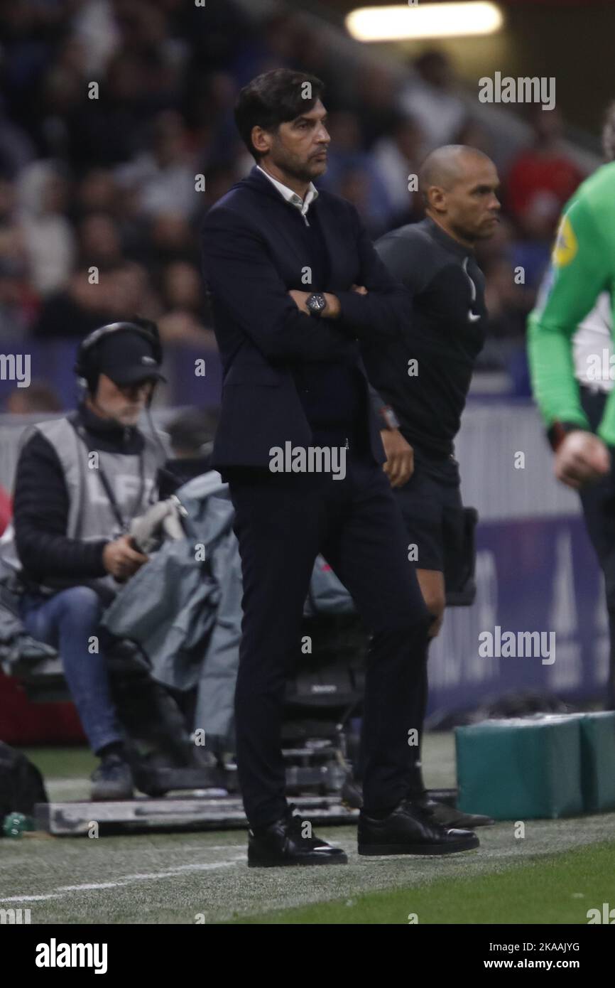 Paulo RODRIGUES FONSECA coach of Lille during the French championship ...