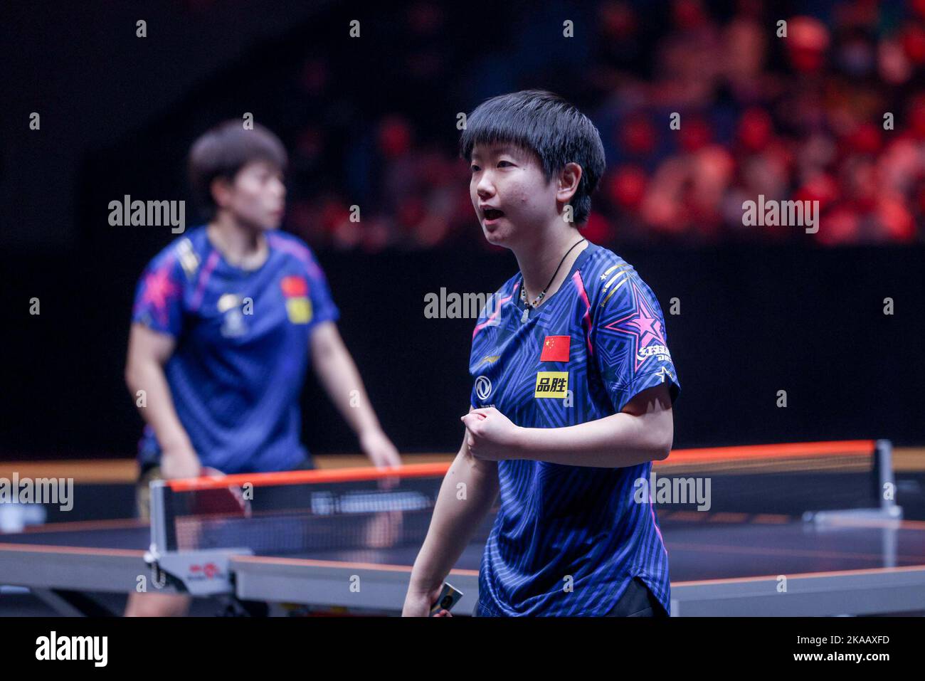 Chinese table tennis player Sun Yingsha defeated Chinese table tennis