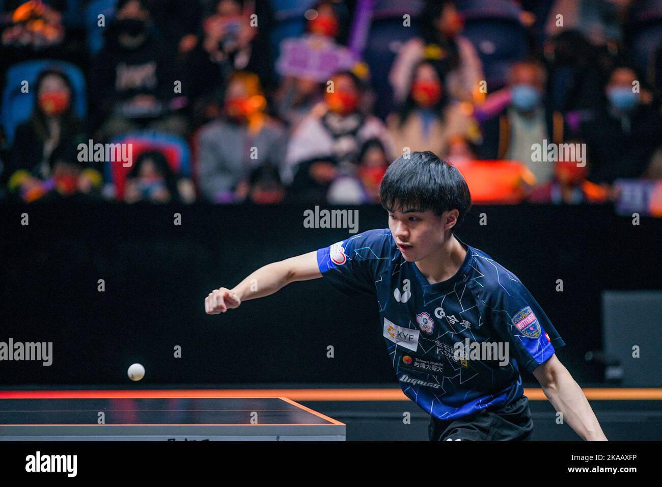 Chinese table tennis player Ma Long defeated Taiwanese table tennis