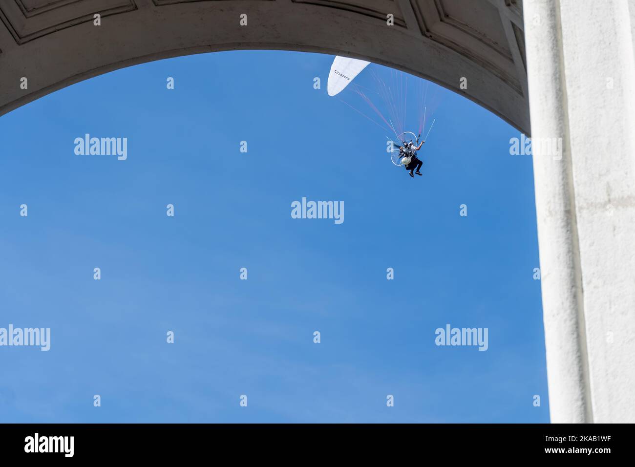 GUADALAJARA, MEXICO OCTOBER 25 2022 Showrun red bull sebastian