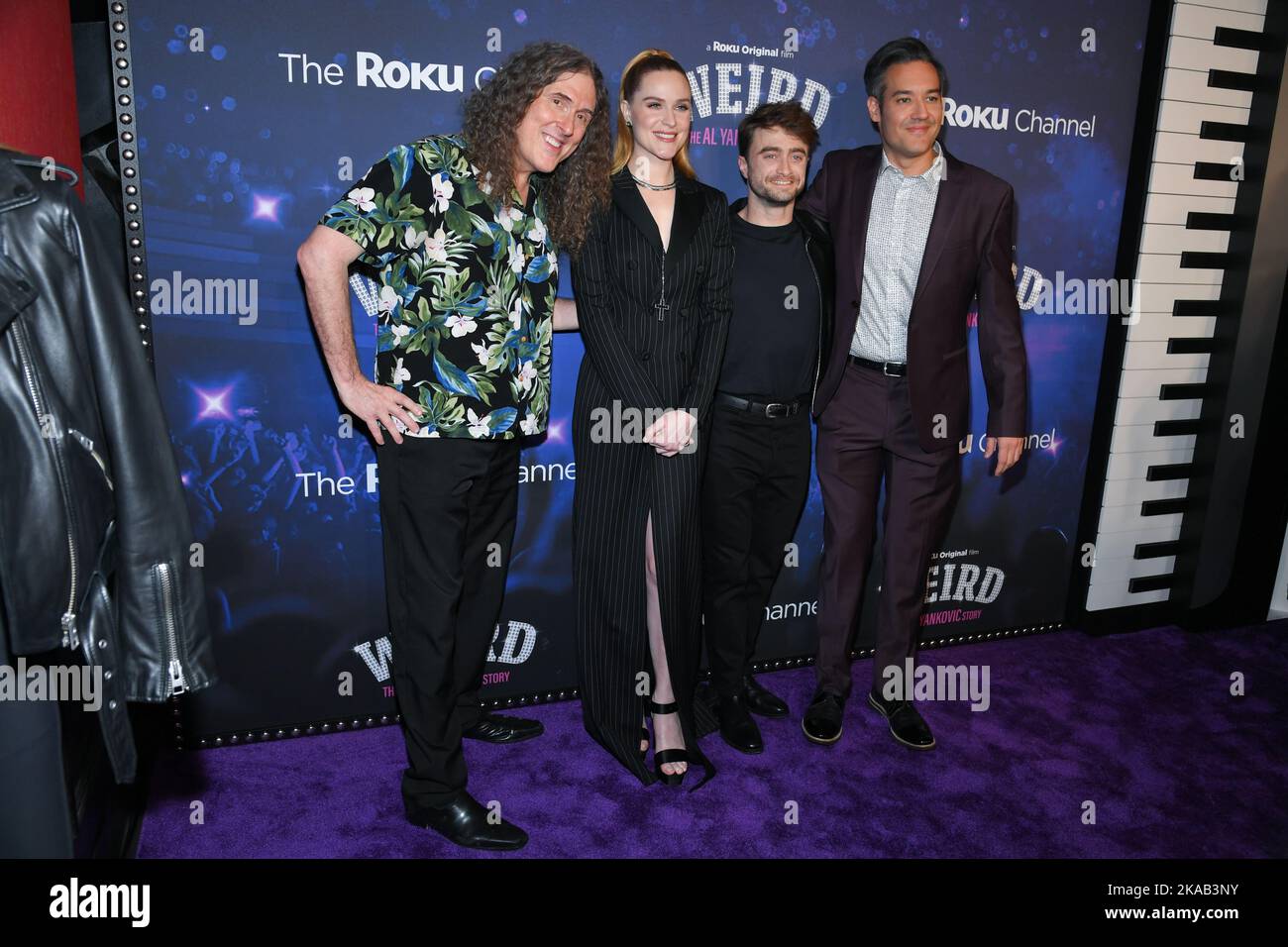 Weird Al Yankovic, Evan Rachel Wood, Daniel Radcliffe and Eric Appel