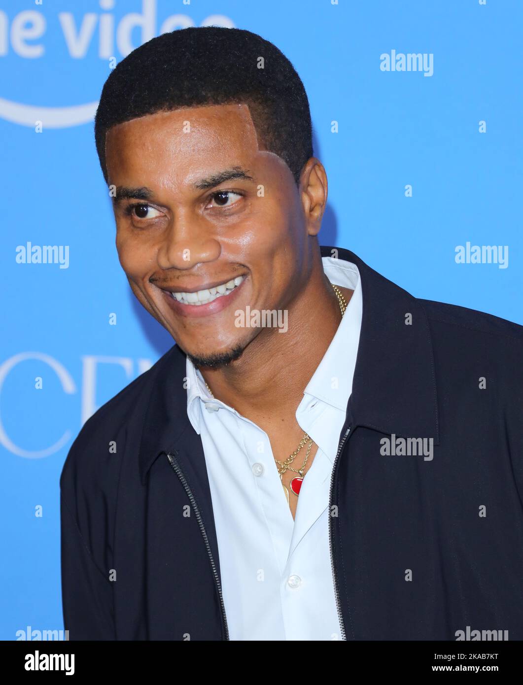 Cory Hardrict arrives at The Los Angeles Premiere of MY POLICEMAN held