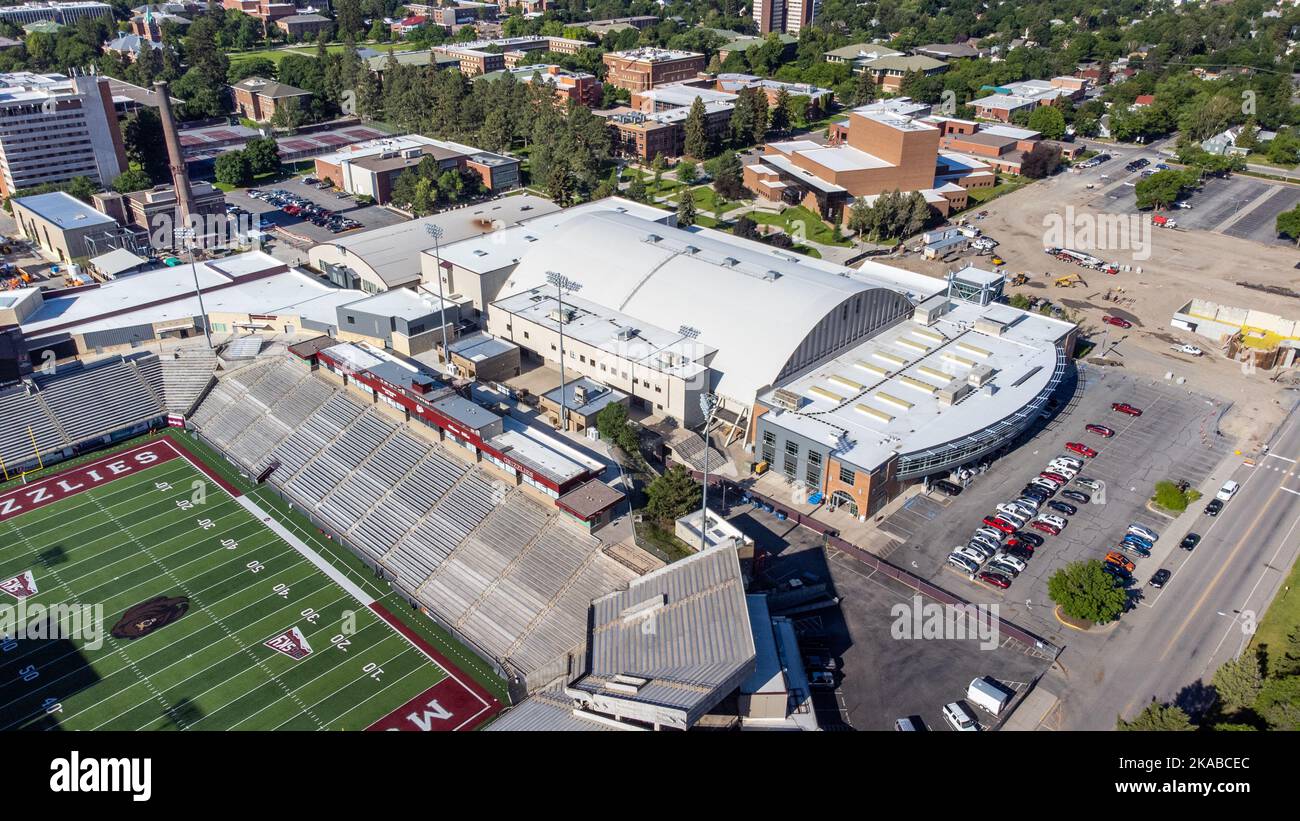 Adams Center, Sports Arena, University of Montana, UMT, Missoula, Montana Stock Photo Alamy