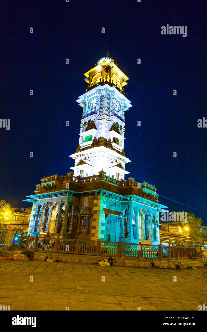 famous victorian clock tower in Jodhpur, India Stock Photo Alamy