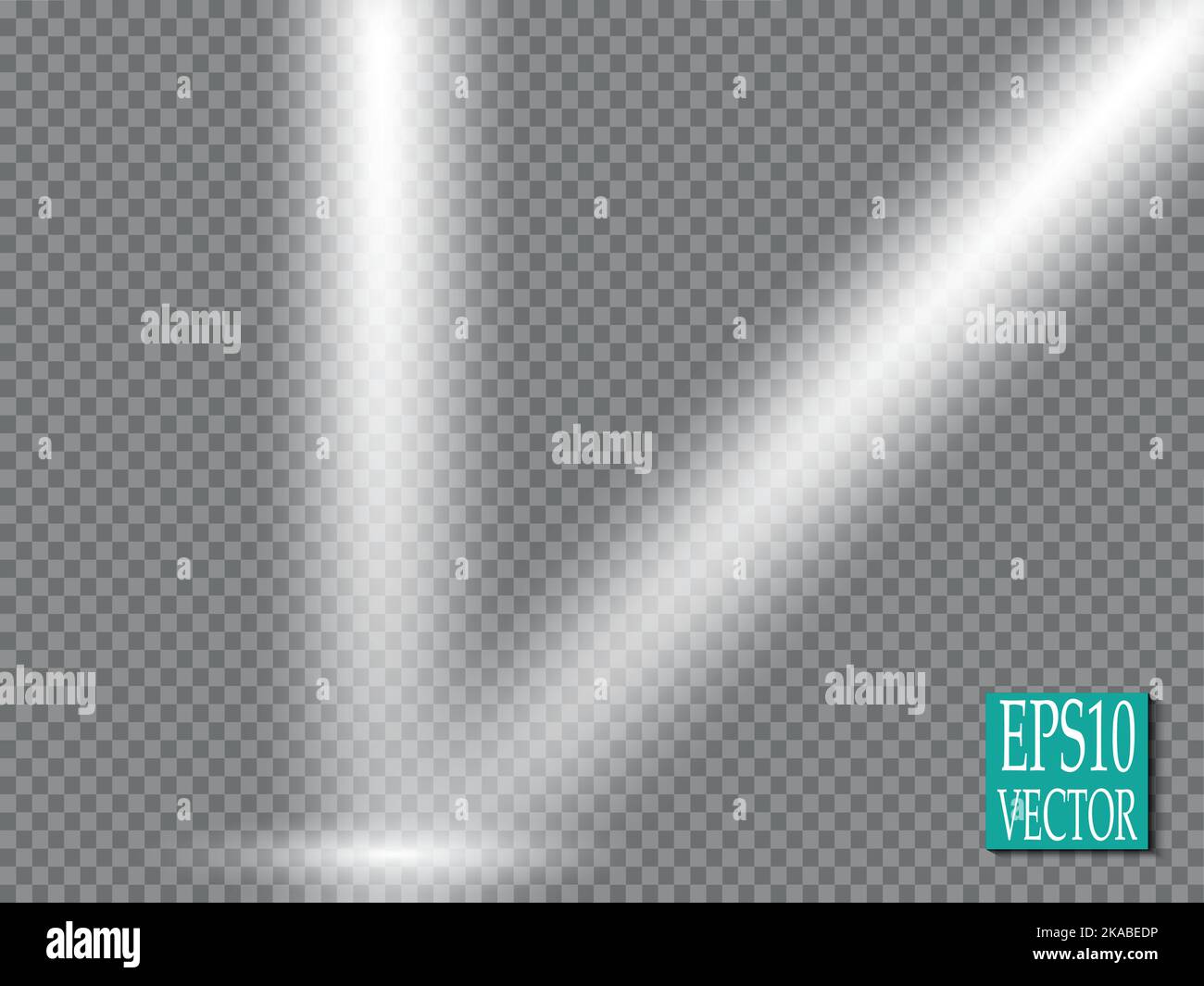 Vector Spotlights. Scene. Light Effects. Glow light effect Stock Vector ...