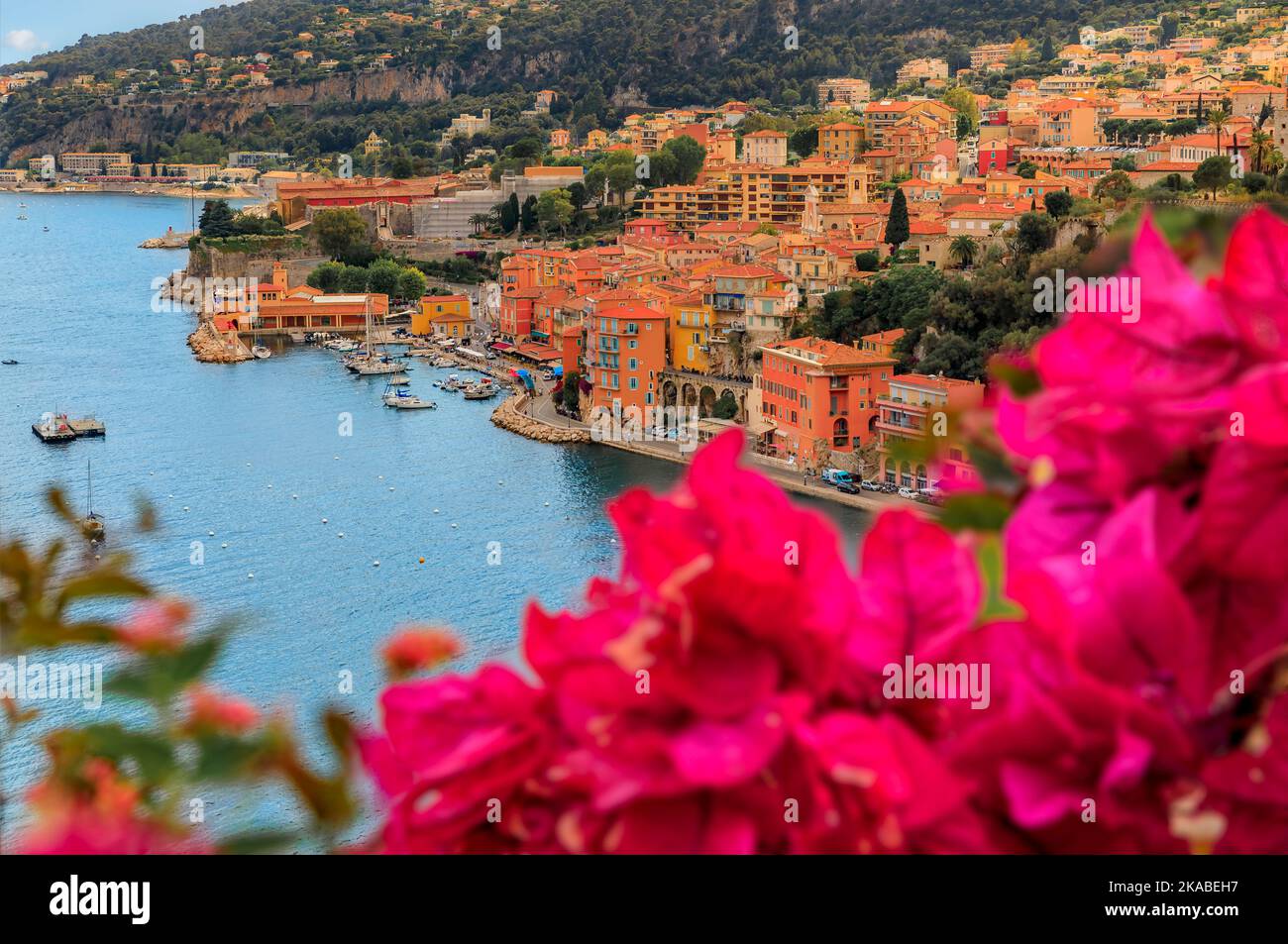 Bougainvillea by sea in france hi-res stock photography and images - Alamy
