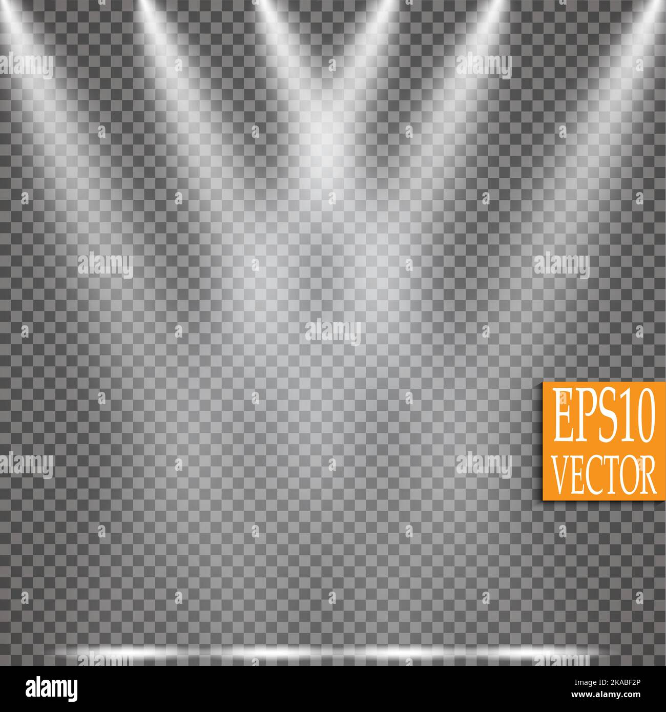 Vector Spotlights. Scene. Light Effects. Glow light effect Stock Vector ...
