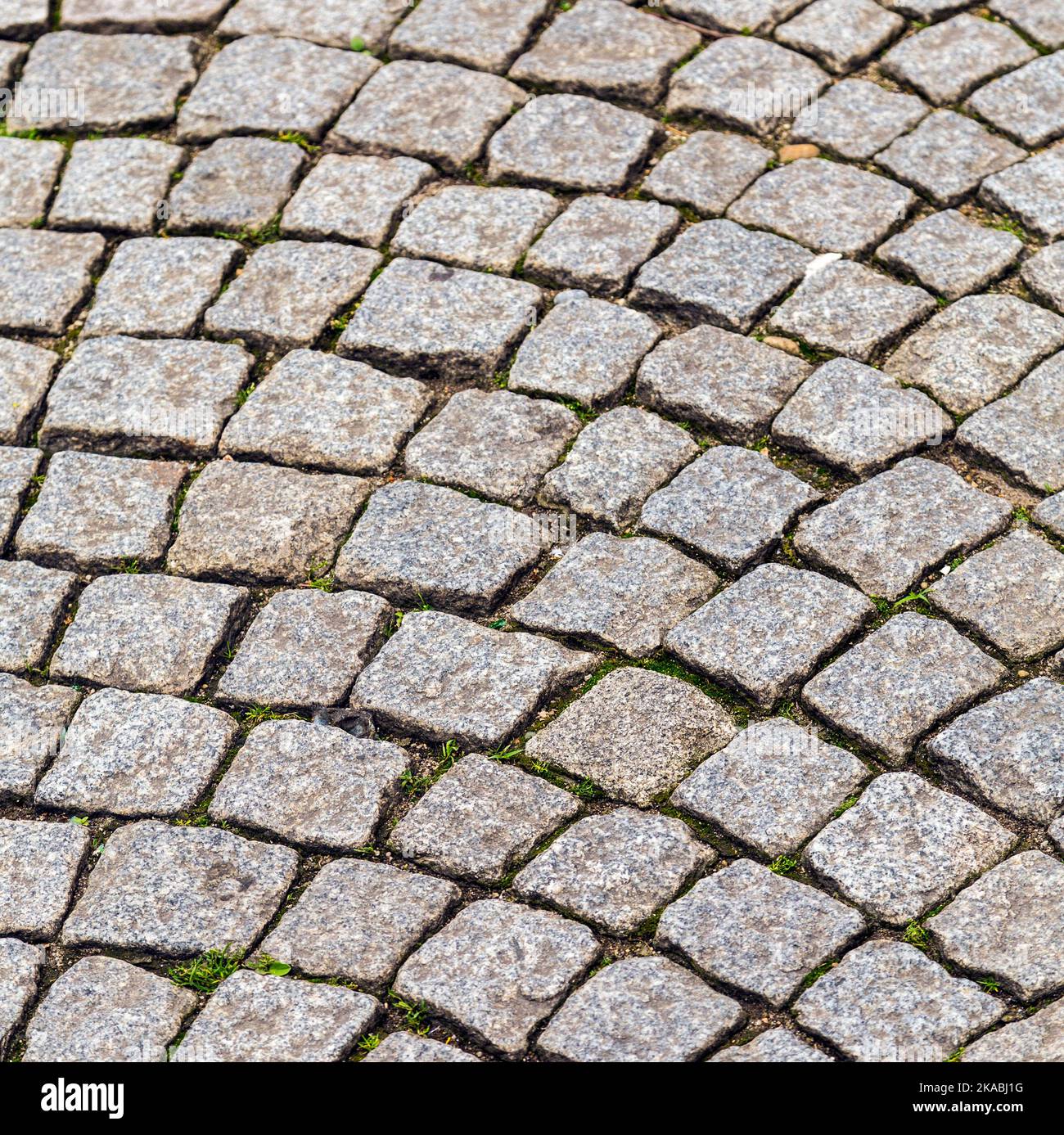 Abstract background of cobblestone pavement Stock Photo - Alamy