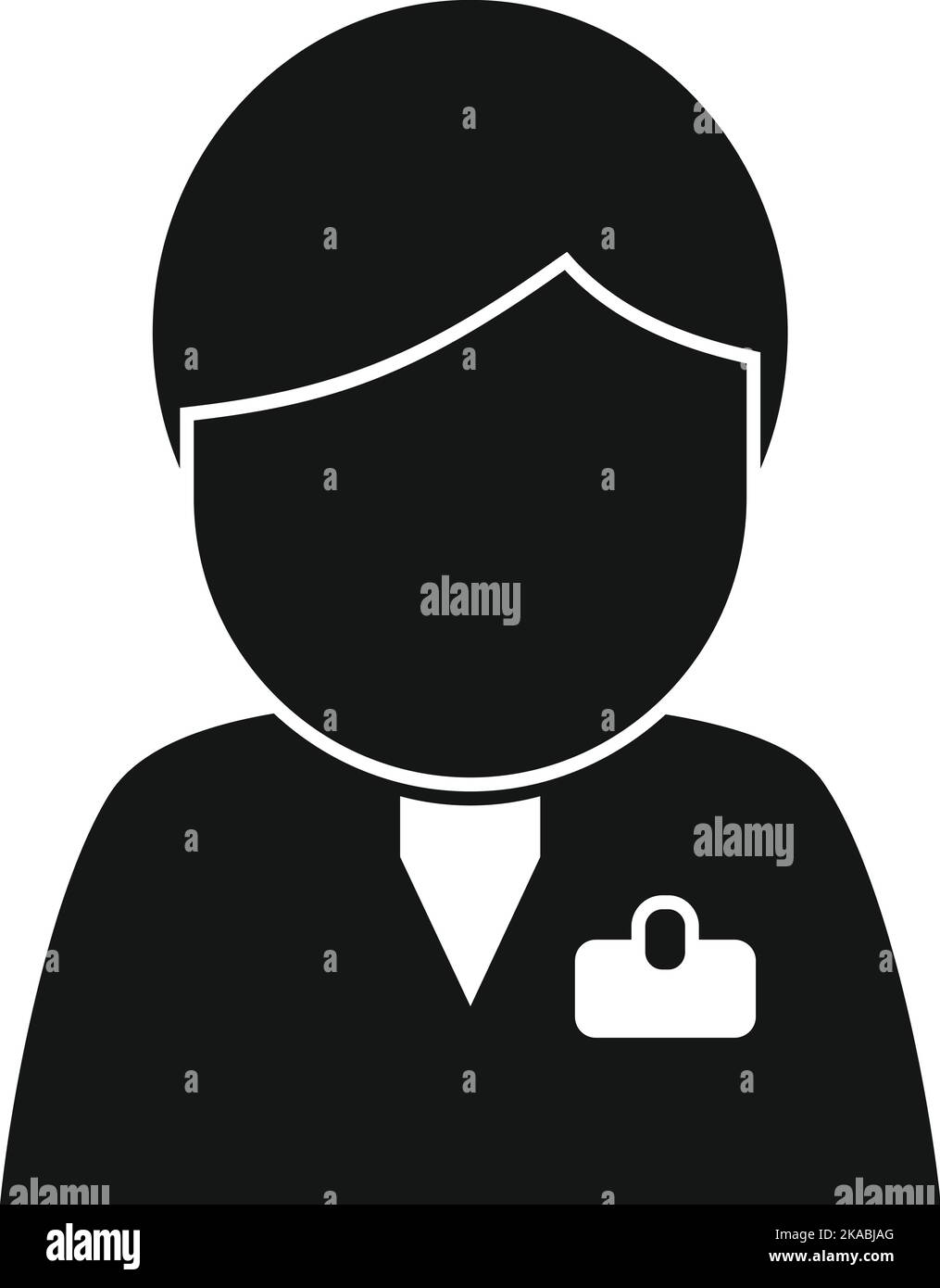Man support icon simple vector. Service help. Marketing personal Stock ...