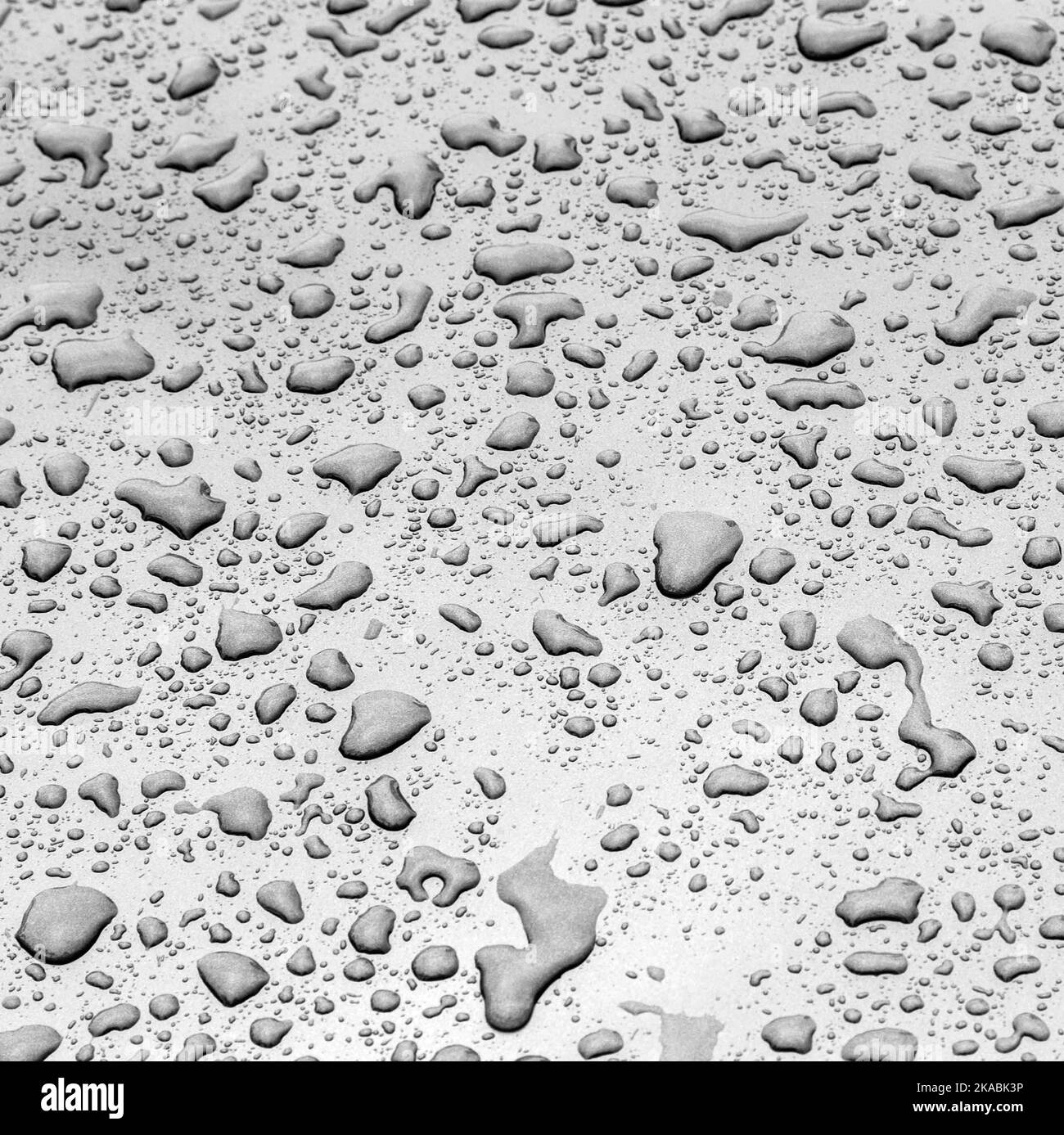 drop of water gives a harmonic structure on the metal surface of the