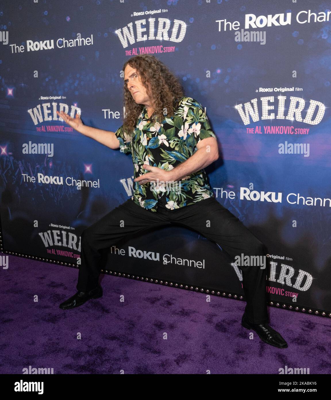 Al Yankovic attends New York premiere of Roku originals - Weird: the Al ...