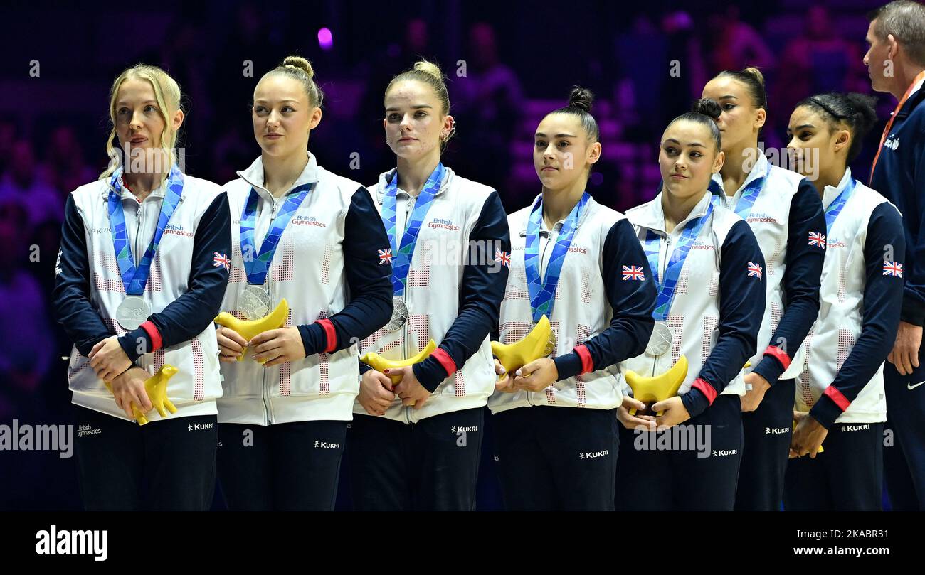 Liverpool, United Kingdom. 01st Nov, 2022. World gymnastics