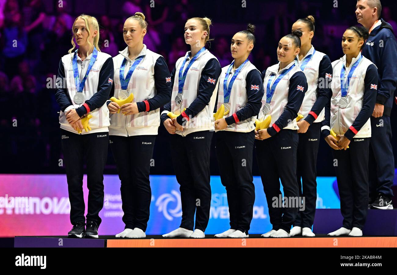 Liverpool, United Kingdom. 01st Nov, 2022. World gymnastics