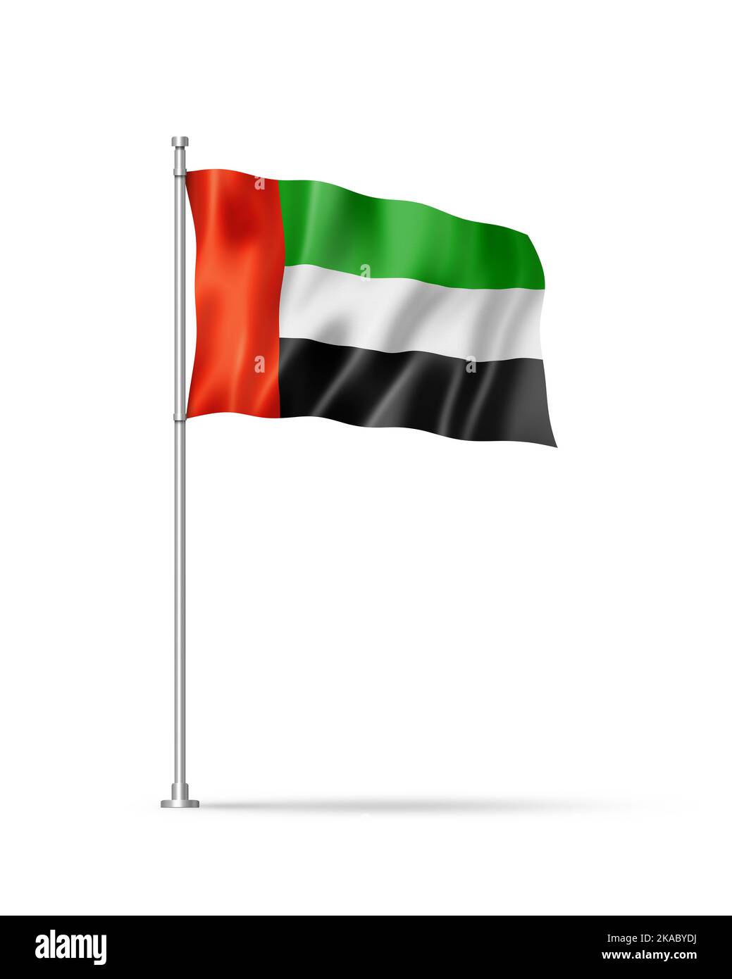 Uae flag pole Cut Out Stock Images & Pictures Alamy