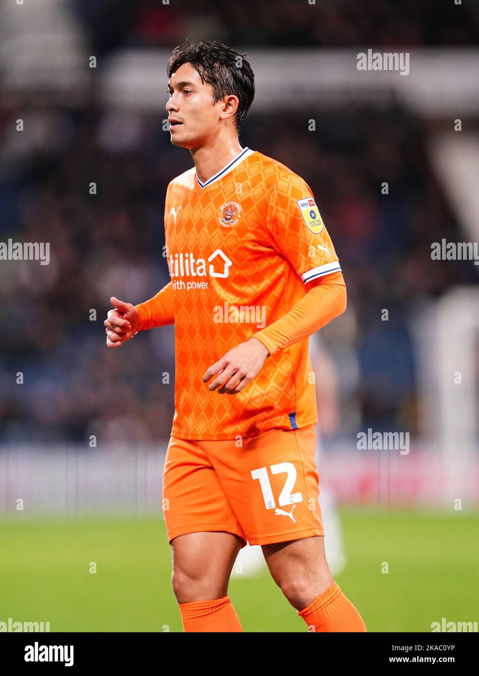 Blackpool's Kenny Dougall during the Sky Bet Championship match at The