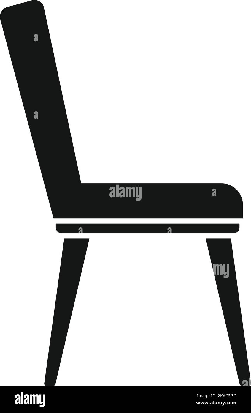 Soft kitchen chair icon simple vector. Interior room. Modern cook Stock ...