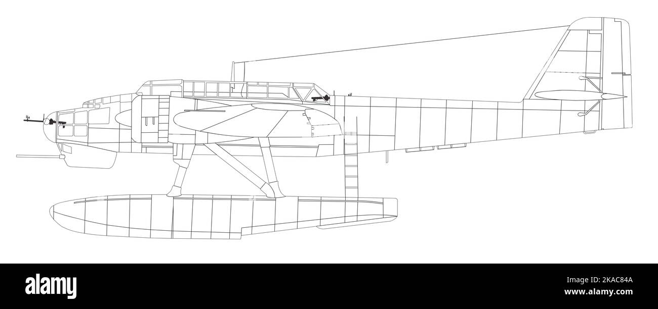 Heinkel He 115C-1 Stock Photo