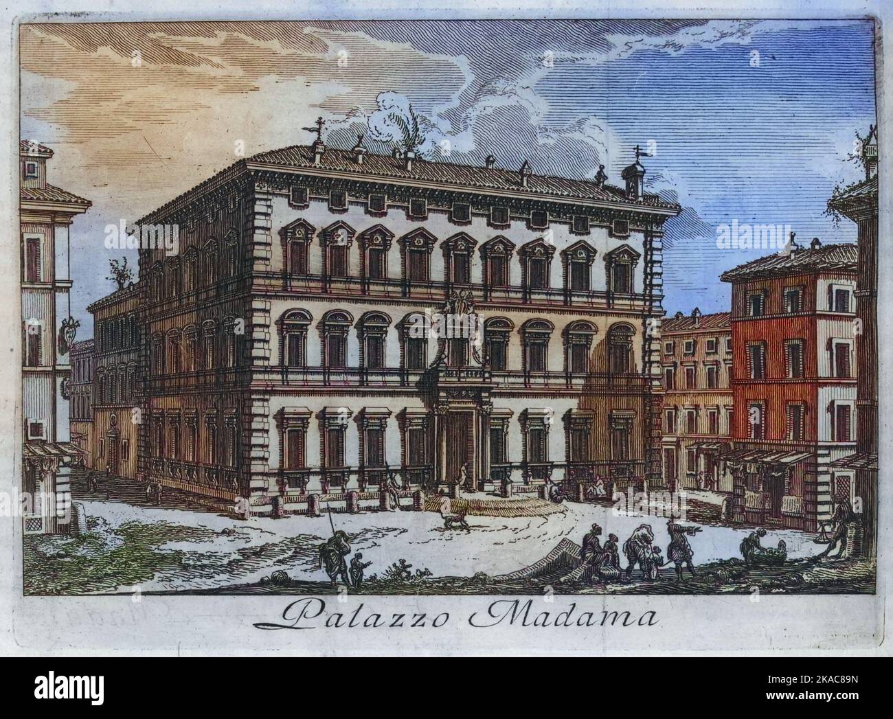 Palazzo Madama, Rom, Italien, aus Acurata, descrizione Topografica e