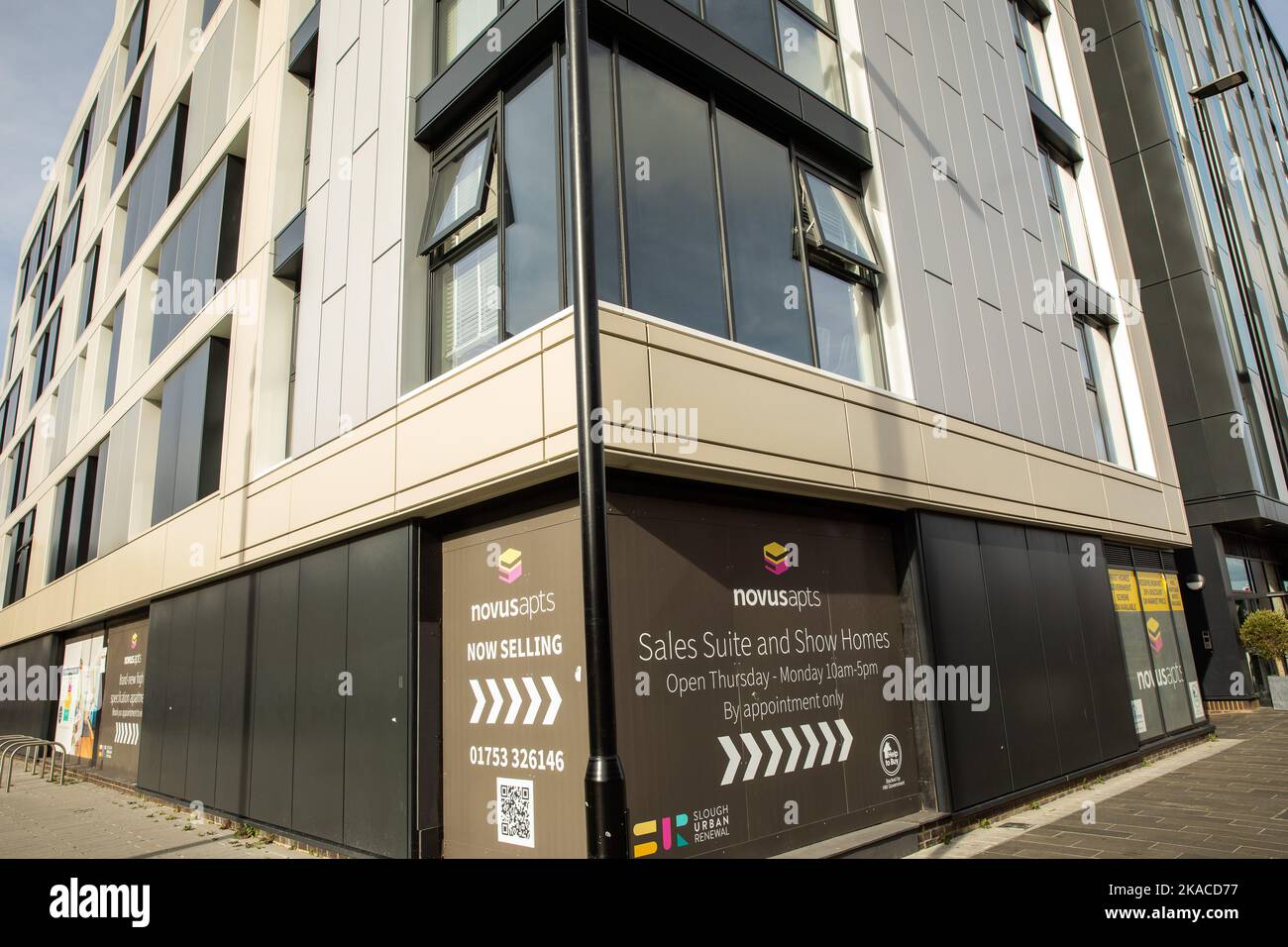 Slough, UK. 28th October, 2022. A marketing display is pictured outside