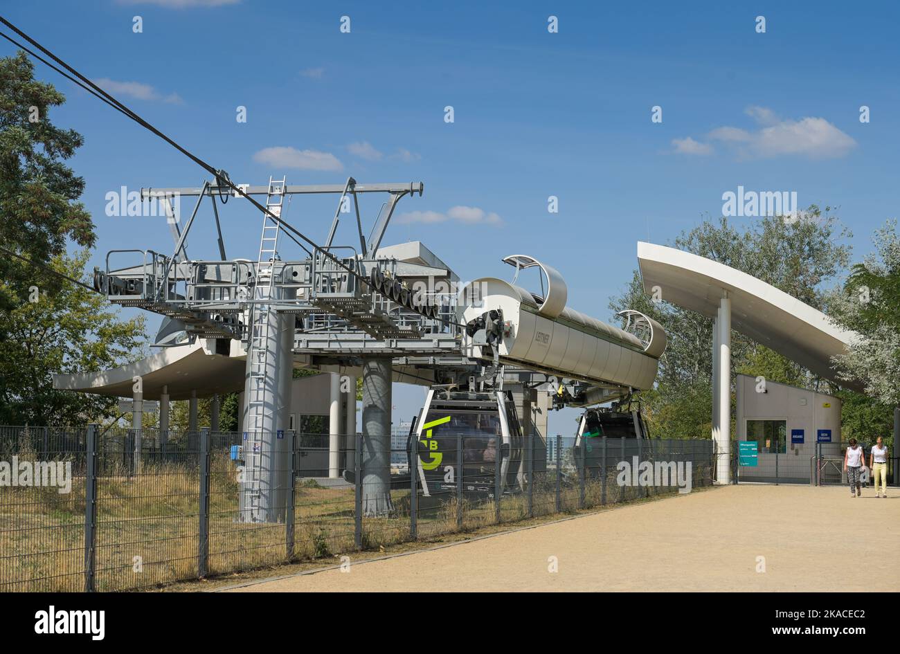 Seilbahn, Bergstation Kienberg Wolkenhain, Gärten der Welt, Marzahn