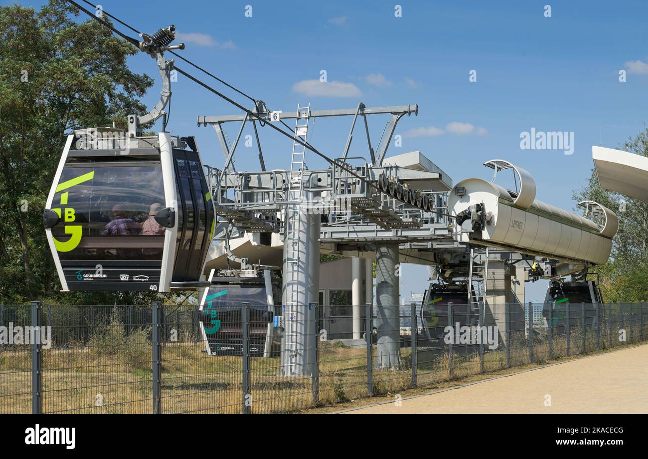 Seilbahn, Bergstation Kienberg Wolkenhain, Gärten der Welt, Marzahn