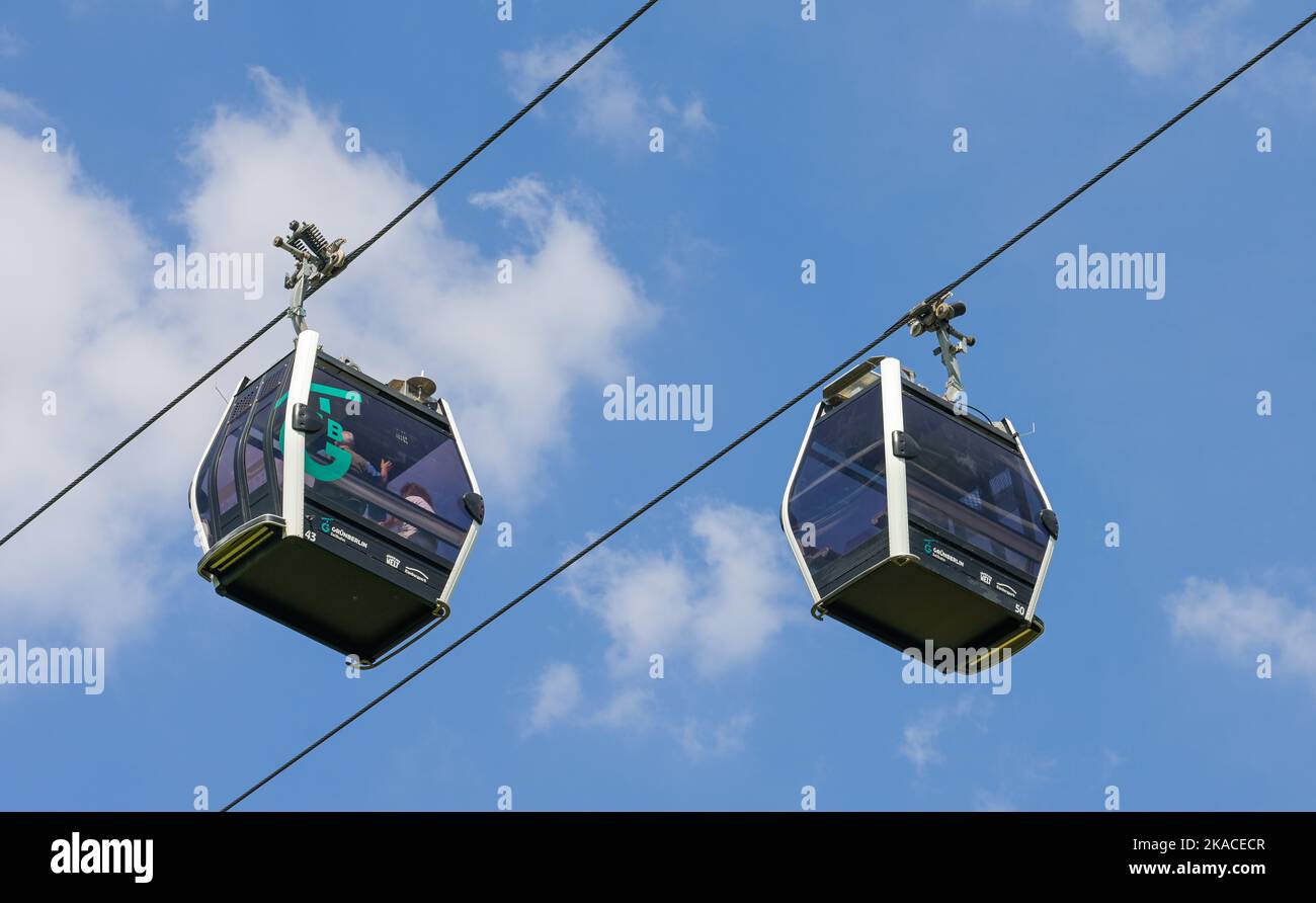 Seilbahn, Gärten der Welt, Marzahn, Berlin, Deutschland Stock Photo Alamy